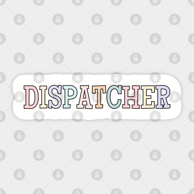 Dispatcher | Vintage Dispatch Graduation Sticker by WaBastian